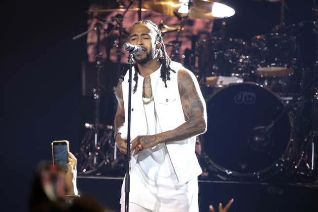Omarion performs onstage during the Femme It Forward Serenade at MGM National Harbor on July 29, 2022 in National Harbor, Maryland. 