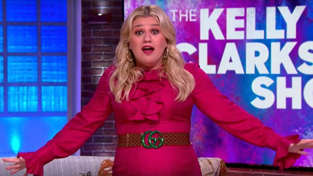 Image for article titled The Kelly Clarkson Show Is Karaoke and Boss Bitch Feminism, Y&#39;all