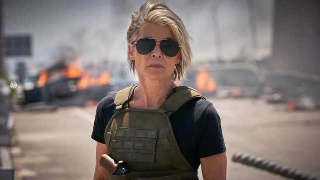 Linda Hamilton is ready to kick so much ass in Terminator: Dark Fate.