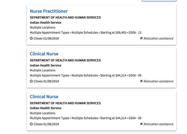 Image for article titled Trump’s federal hiring freeze may kill hundreds of well-paying jobs for nurses, scientists, and engineers