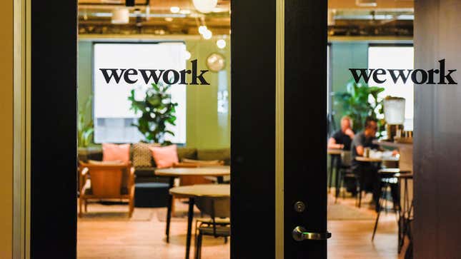 WeWork office in San Francisco.