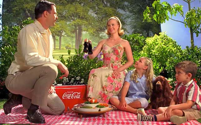Image for article titled Deconstructing the final scene of “Mad Men”: What does it all mean?