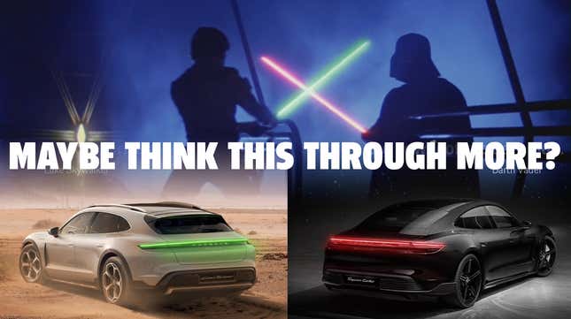 Image for article titled Porsche&#39;s Star Wars-Related Tweet Implies All Cars Are Part Of The Dark Side