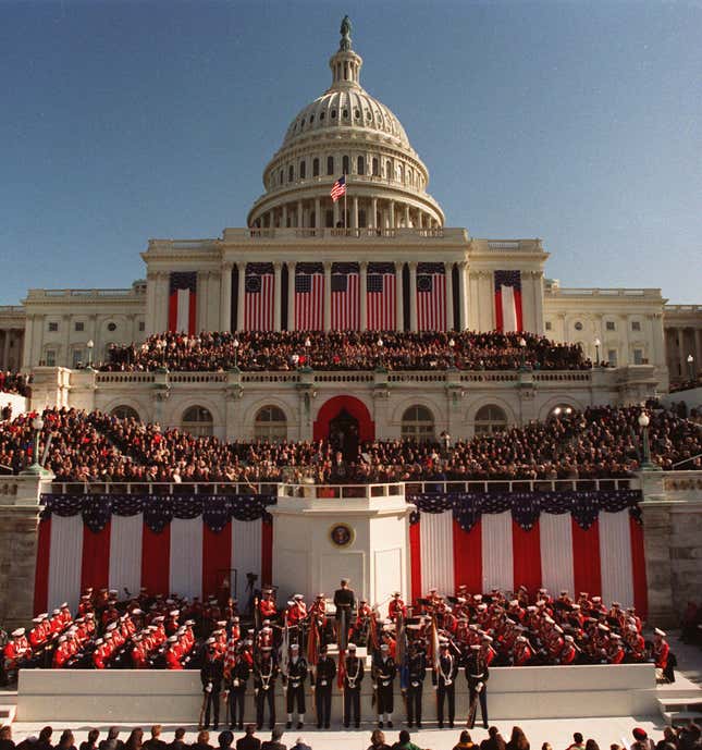 Bill Clinton’s inauguration, 1993.