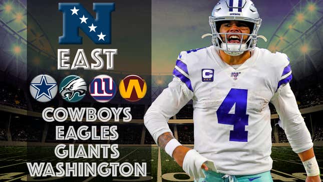 Image for article titled 2021 NFL Preview - NFC East: Who will emerge as ‘unbreakable’ from this train wreck?