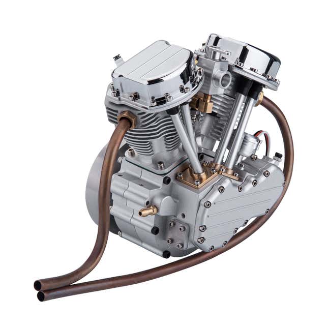 Image for article titled This Tiny Harley-Davidson Panhead Engine Sounds Almost Like The Real Deal