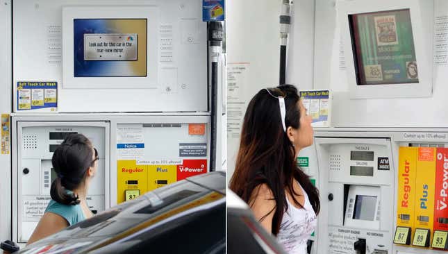 Image for article titled Gas Station TV Adds Political Ads, Further Fueling Drivers&#39; Anger at the Pump