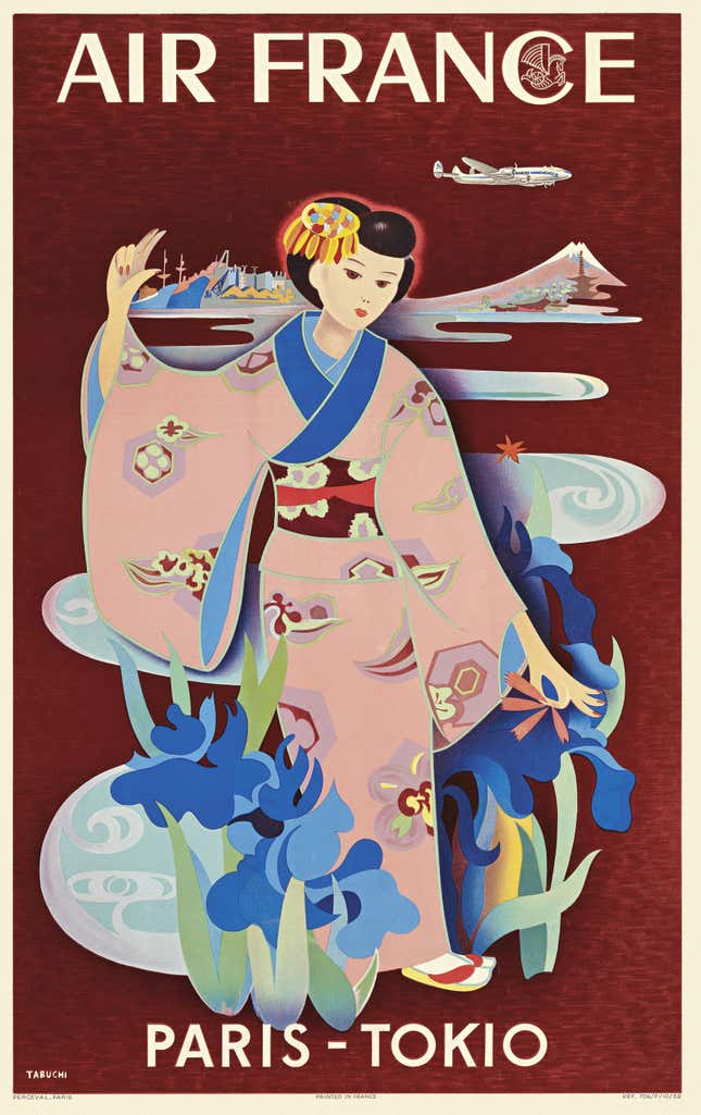 Image for article titled These Mad Men-era posters will make you long for the glory days of flying
