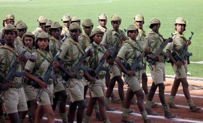 Eritrean female soldiers played a key role in its battle for independence