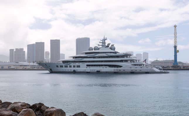 The $300 million Amadea, linked by the United States to billionaire Russian politician Suleiman Kerimov, a target of sanctions, was impounded on arrival in Fiji in April at Washington’s request.