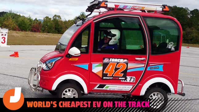This Is What It's Like To Take The World's Cheapest EV To The Track
