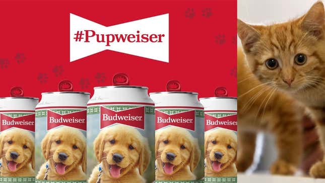 Image for article titled Budweiser’s holiday cans celebrate the best buds of all