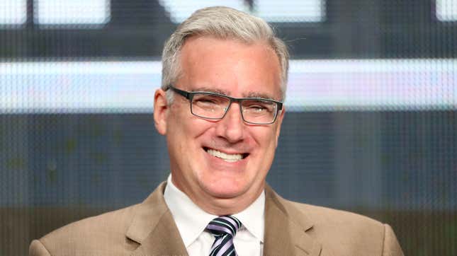 On a day that promises a lot of terrible tweets, Keith Olbermann is currently the leader in the clubhouse.