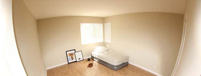 This was my bed, desk, sofa and table for 3 weeks.