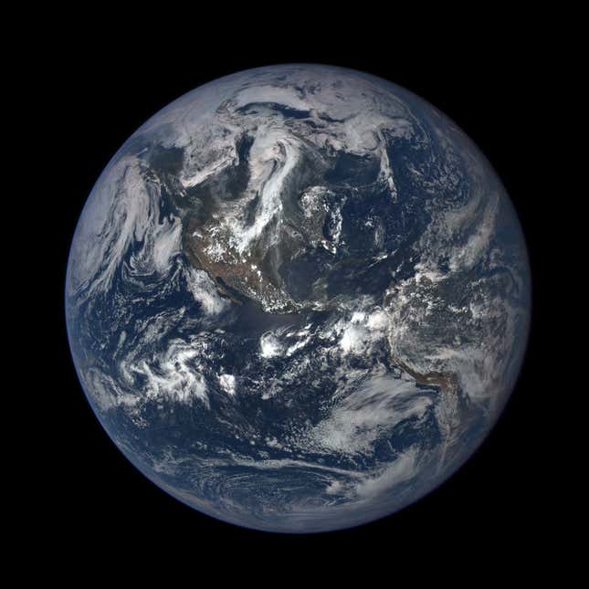 The first light image of North and Central America made on July 6, 2015
