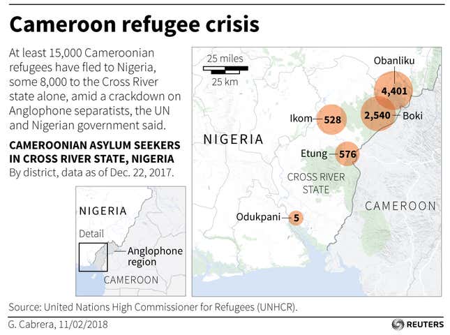 Image for article titled Cameroon’s Anglophone crisis is threatening to spin out of control