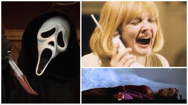 Clockwise from Left: Scream (Paramount Pictures), Scream (Screenshot: Paramount Pictures/YouTube), Scream 2 (Screenshot: Paramount Pictures/YouTube)