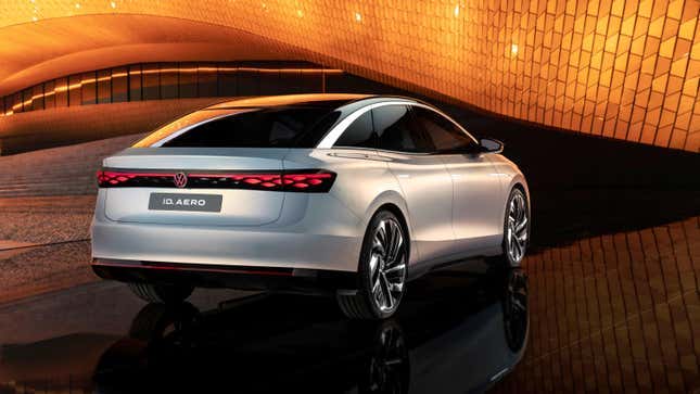 Imagen para el artículo titulado Así es el ID.Aero, el nuevo sedán insignia eléctrico de Volkswagen