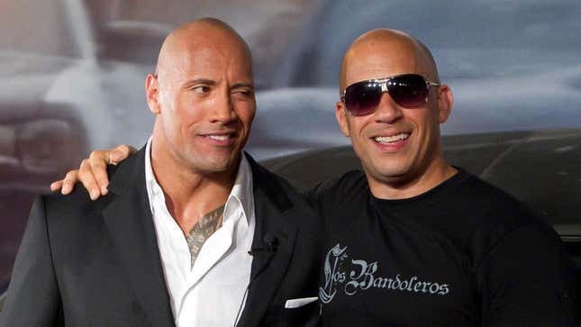 Image for article titled The Rock Is Not Pleased With Vin Diesel and His &#39;Manipulation&#39;