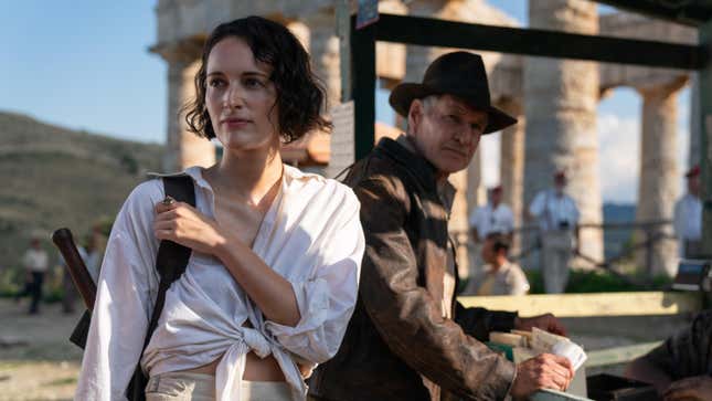 Helena and Indy in Indiana Jones and the Dial of Destiny.
