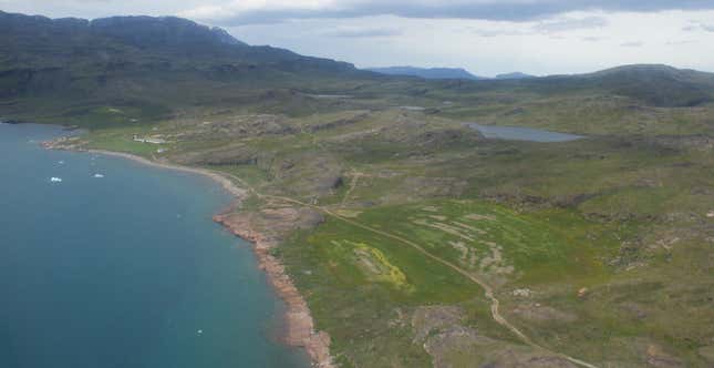 La actual Qassiarsuk, en el sur de Groenlandia, hogar de un populos asentamiento vikingo hace siglos.