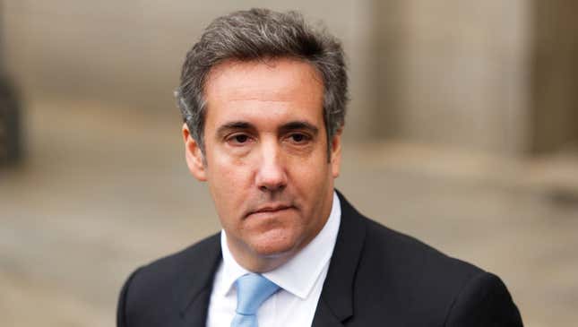 Image for article titled Michael Cohen Promises More Damaging Recordings Of Trump Already Public