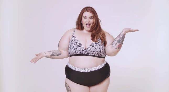 Cherchez La Femme's ad with Tess Holliday