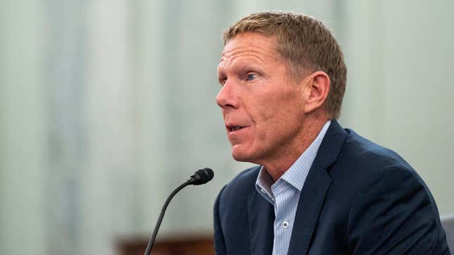 Gonzaga University men’s head basketball coach Mark Few testifies during the Senate Commerce, Science, and Transportation Committee hearing titled “NCAA Athlete NIL Rights” on Wednesday, June 9, 2021.