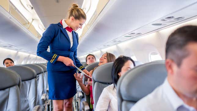 Image for article titled Things You Should Never Say To A Flight Attendant