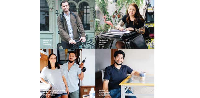 Pinterest highlighted pinners from around the world in its S-1 filing.
