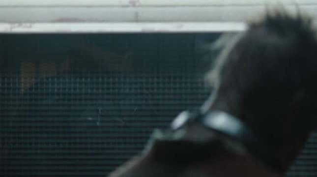 Barry Keoghan as Joker in The Batman, with Robert Pattinson's Batman in the background.