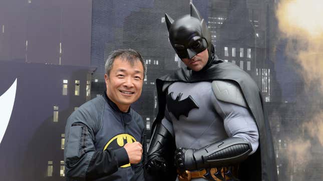Jim Lee with Batman