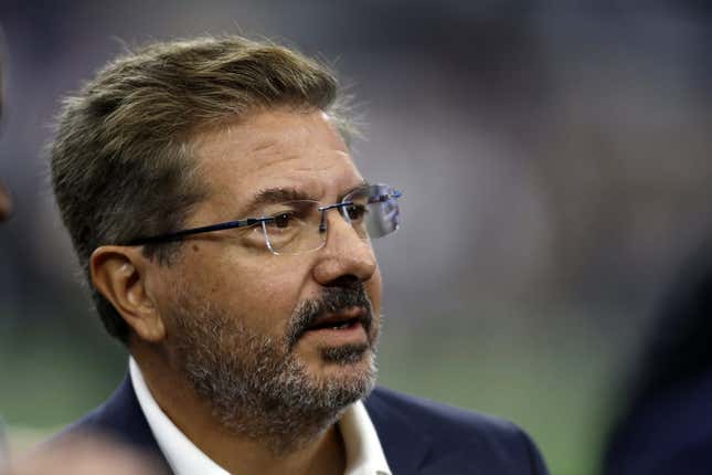Oct 2, 2022; Arlington, Texas, USA; Washington Commanders owner Dan Snyder on the field before the game against the Dallas Cowboys at AT&amp;amp;T Stadium.