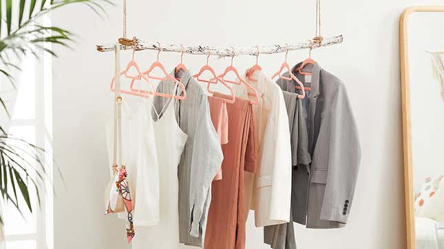 Songmics Velvet Hangers | $24 | 54% Off | Amazon