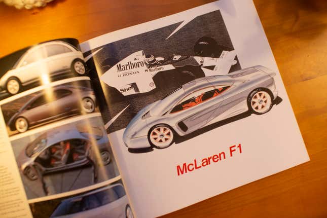 Image for article titled Here's An Early Sketch Of The McLaren F1 I'd Never Seen Before