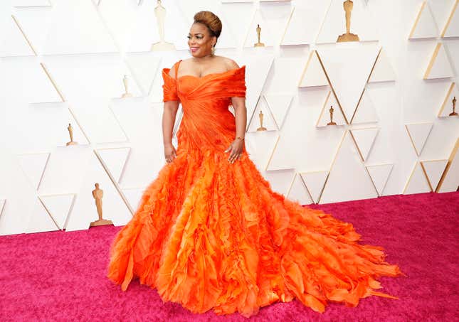 Image for article titled Oscars 2022 Red Carpet: Color Play