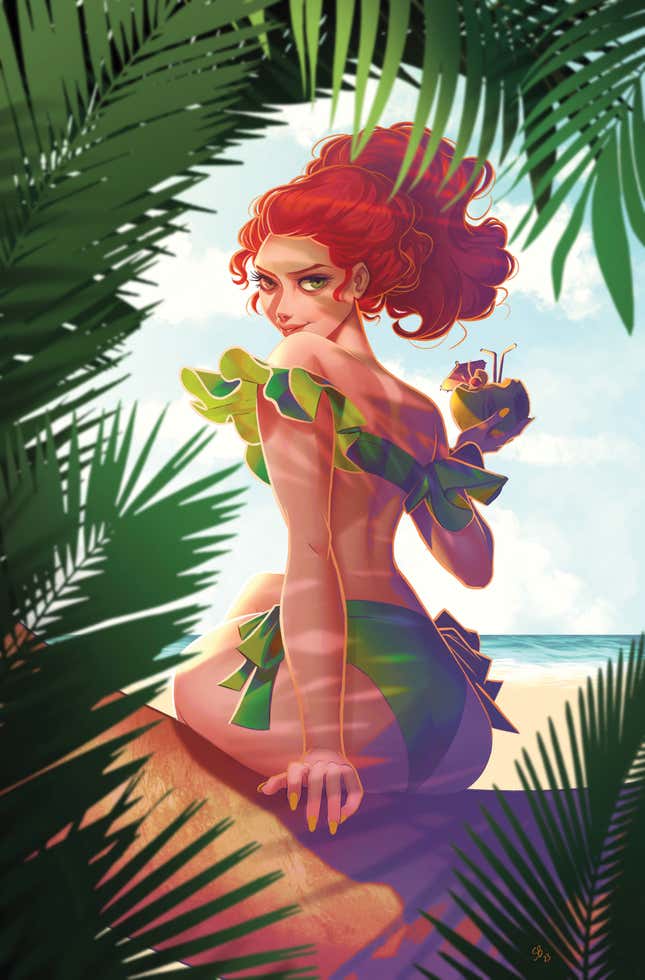 Image for article titled DC Comics&#39; Wonderful Swimsuit Covers Are Sexy and Tasteful