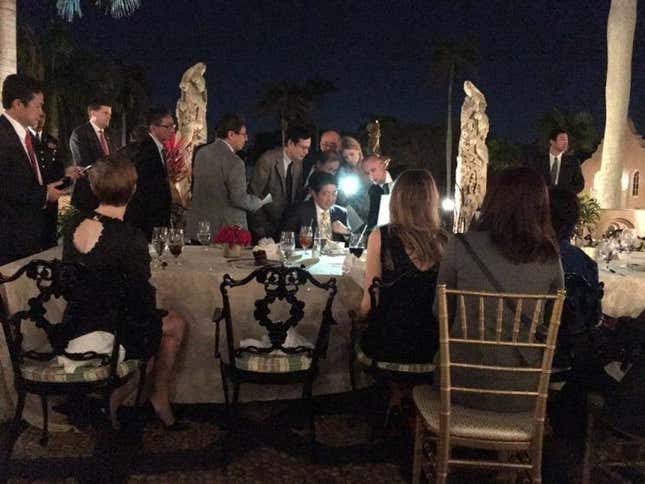 Scheming. (Screenshot from Richard DeAgazio’s Facebook)