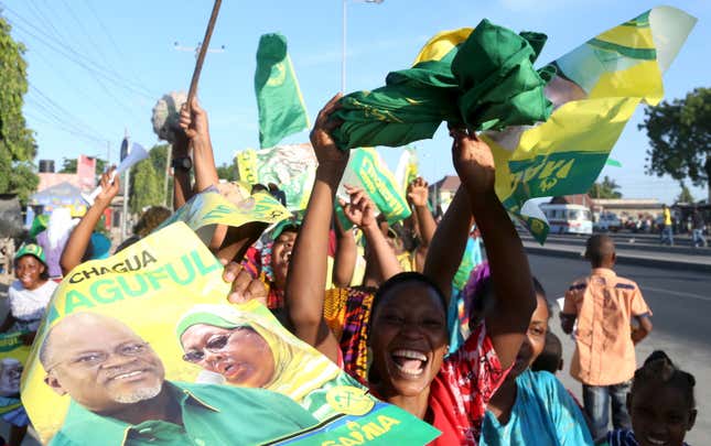 Tanzania’s president still enjoys popular support.