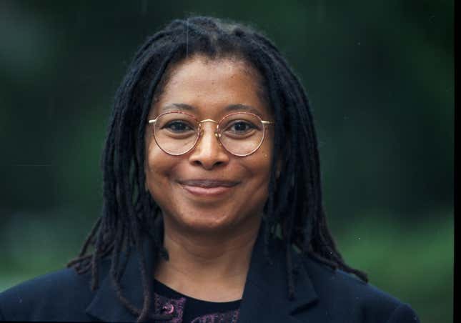 Alice Walker on the Michigan State University campus, East Lansing, April 31, 1998.