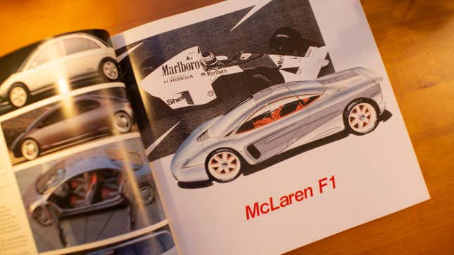 Image for article titled Here&#39;s An Early Sketch Of The McLaren F1 I&#39;d Never Seen Before