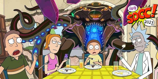 Key visual for Rick & Morty season 5.