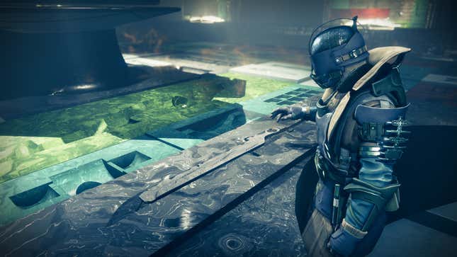 A Destiny 2 Guardian looks at all the stuff he still can't craft.