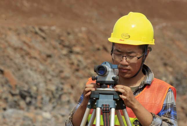 A Chinese construction engineer.