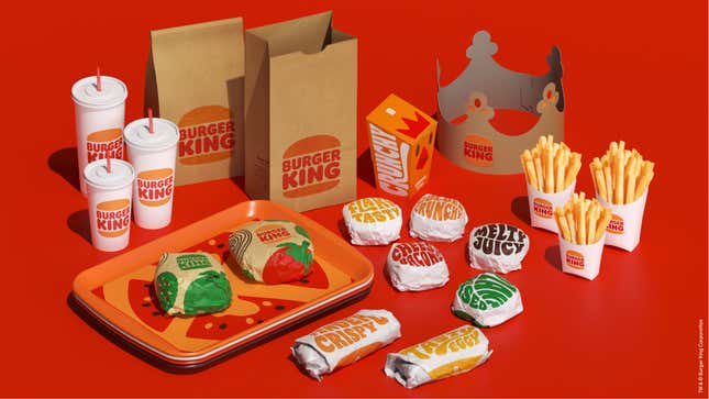 Image for article titled Burger King’s rebrand is looking like a snack