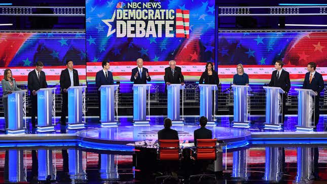 Image for article titled Highlights Of The Democratic Primary Debate Day 2
