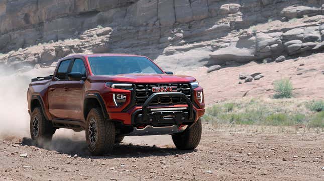 Image for article titled 2023 GMC Canyon Gets More Off-Road Performance, But Will Cost More Across New Lineup