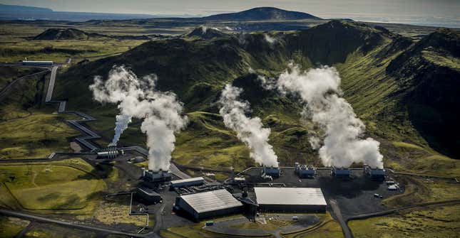 Reykjavik Energy’s geothermal power plant in Hellisheidi, Iceland.