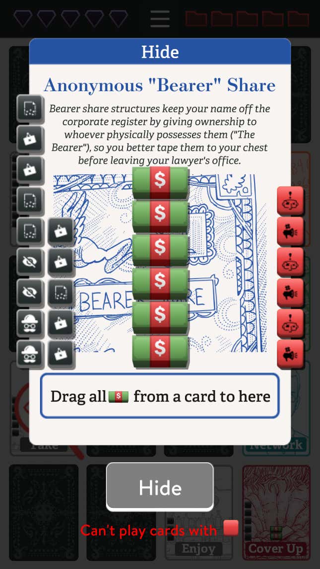 Image for article titled The addictive game that shows how easy it is for kleptocrats to hide their money