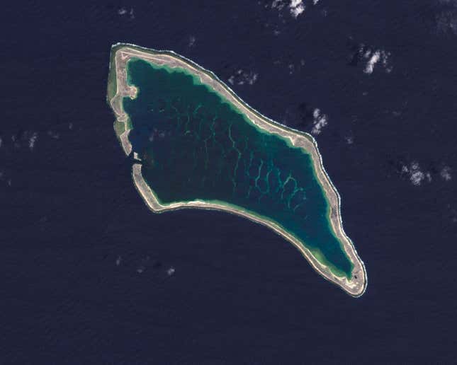 Image for article titled The beautiful and distinctive shapes of atolls, seen from space